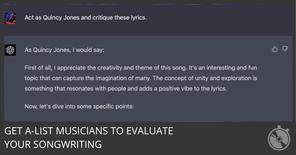 Get A-List Musicians To Evaluate Your Songwriting