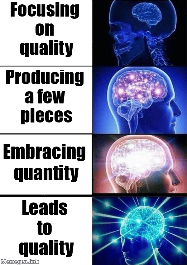 Quality vs. Quantity: Which Leads to Better Creative Work?