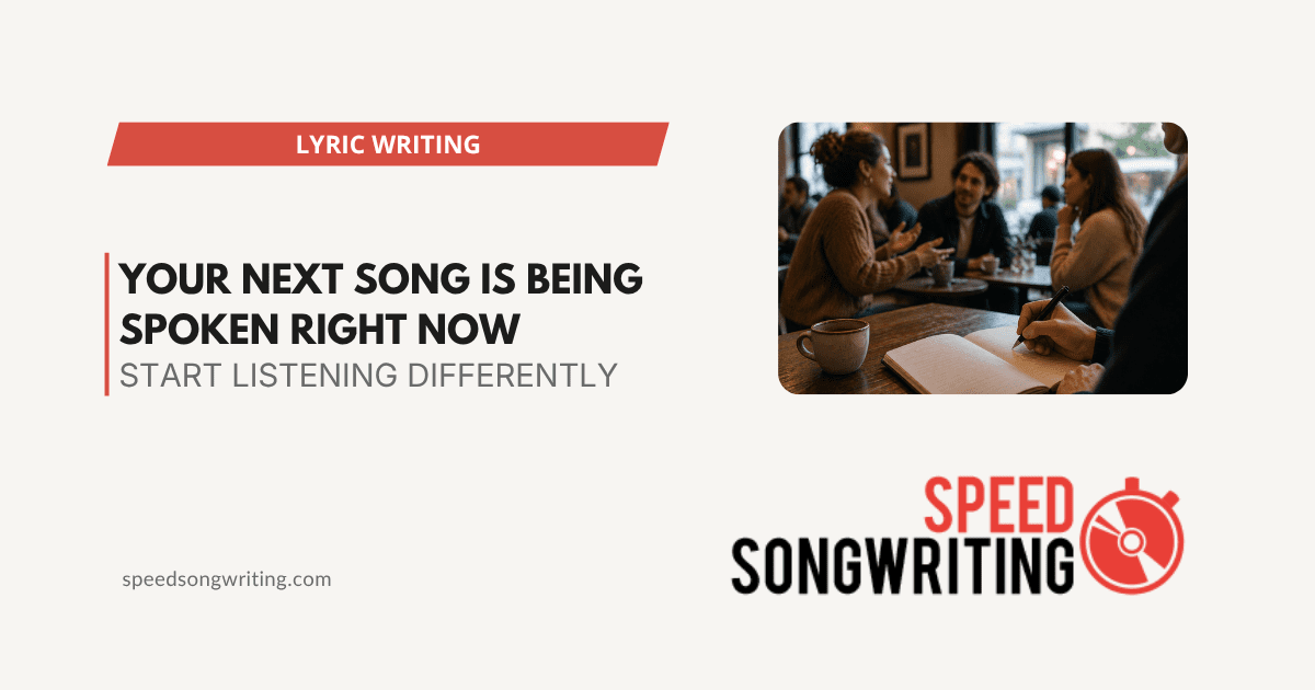 How 30 Minutes of Conversation Can Unlock 100% of Your Song Ideas