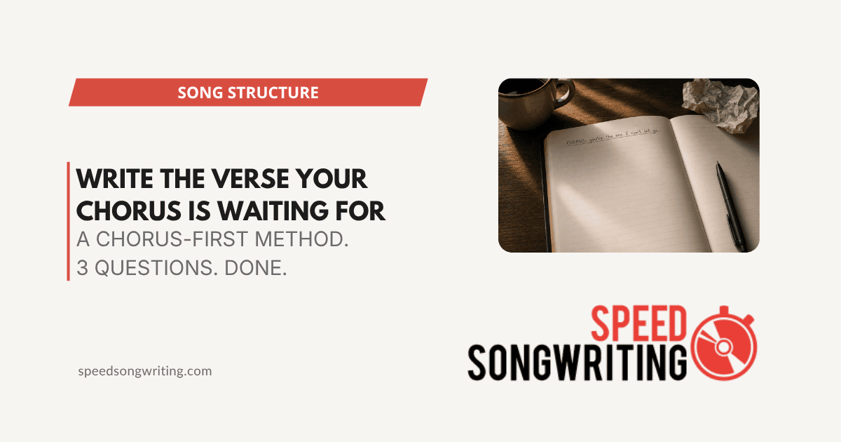 How to Write a Verse in a Song