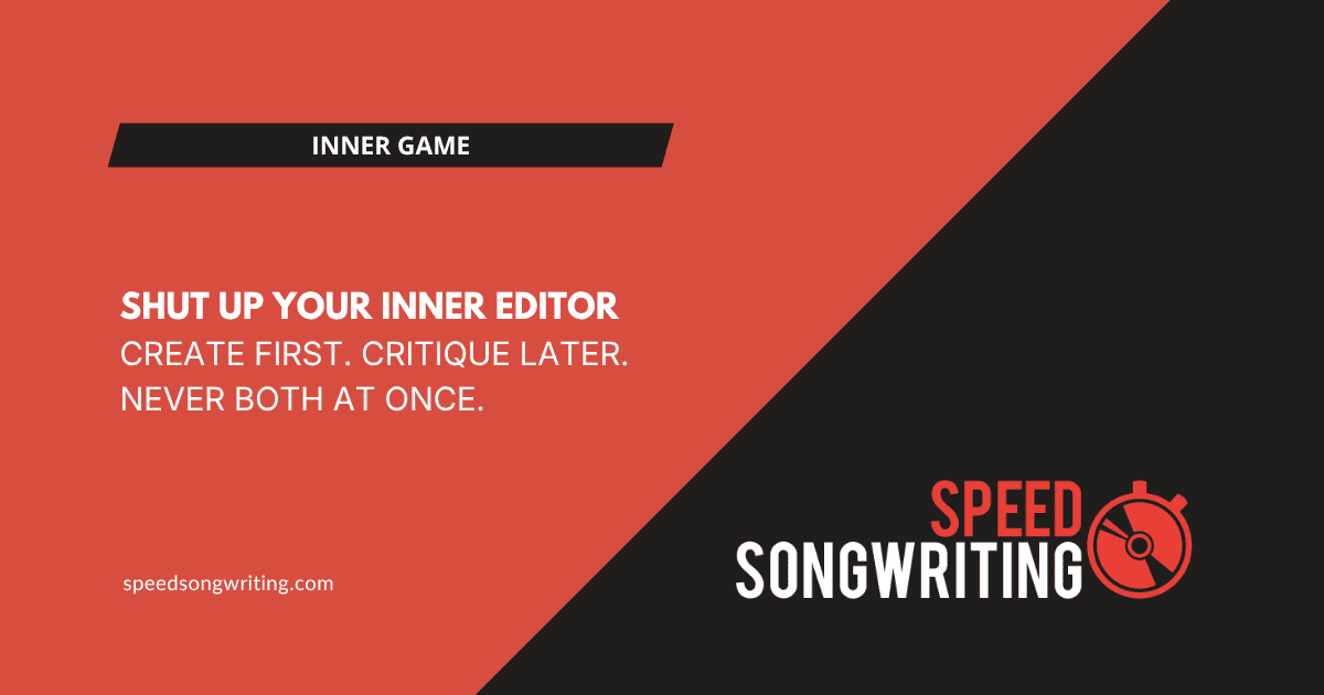 How to Shut Up Your Inner Editor and Actually Write