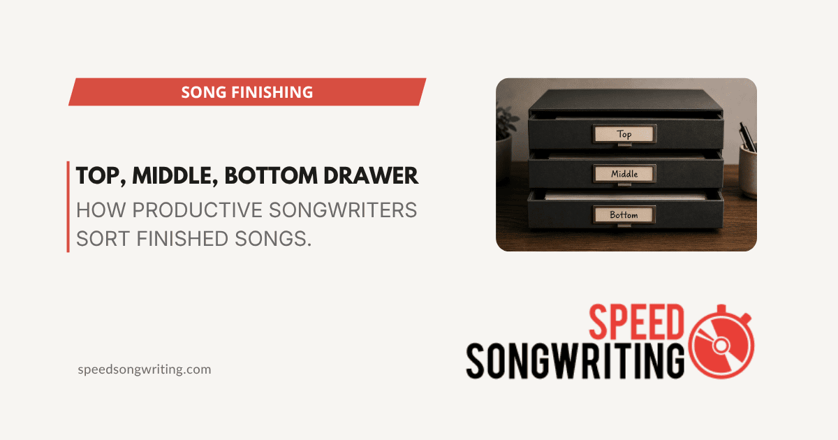 Top, Middle, Bottom Drawer: How to Sort Your Songs Without Shame